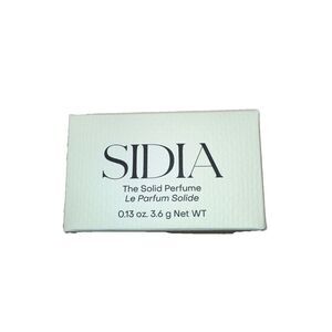 Sidia The Solid Perfume Braless Leather & Vanilla Fragrance in Metal Compact NIB
